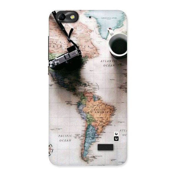 Coffee And Travel Back Case for Honor 4C