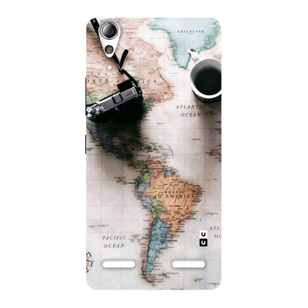 Coffee And Travel Back Case for Lenovo A6000