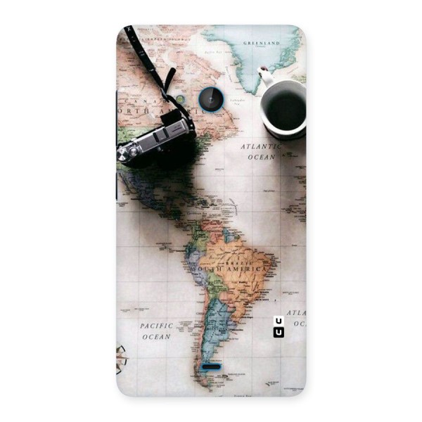 Coffee And Travel Back Case for Lumia 540