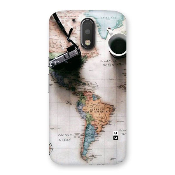 Coffee And Travel Back Case for Motorola Moto G4