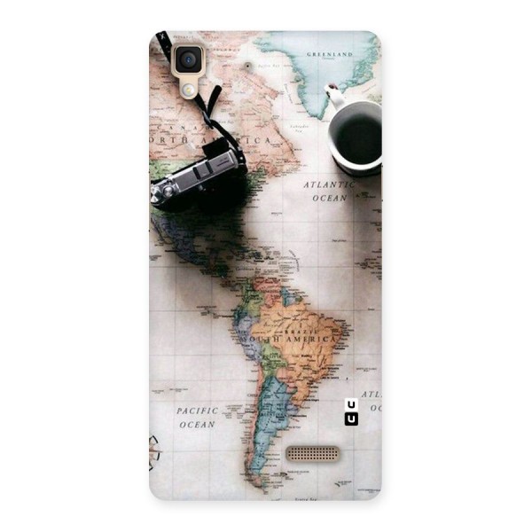 Coffee And Travel Back Case for Oppo R7