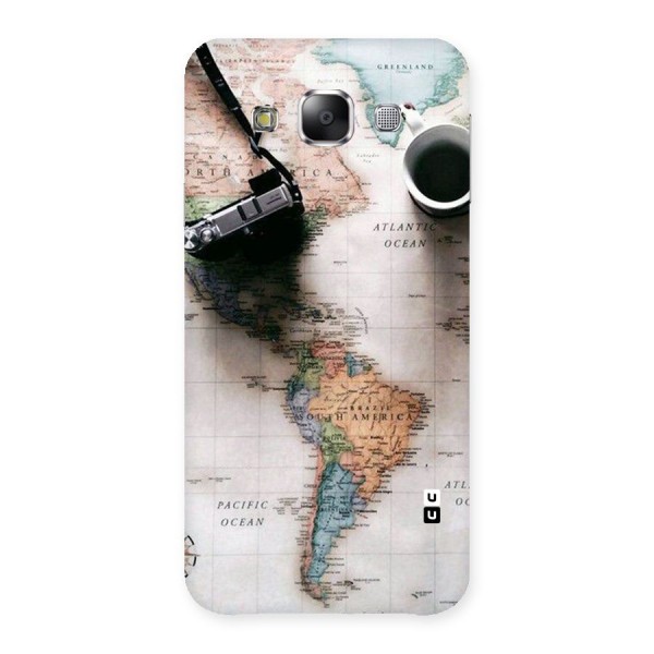 Coffee And Travel Back Case for Samsung Galaxy E5