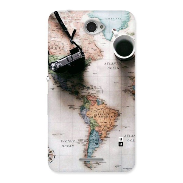 Coffee And Travel Back Case for Sony Xperia E4