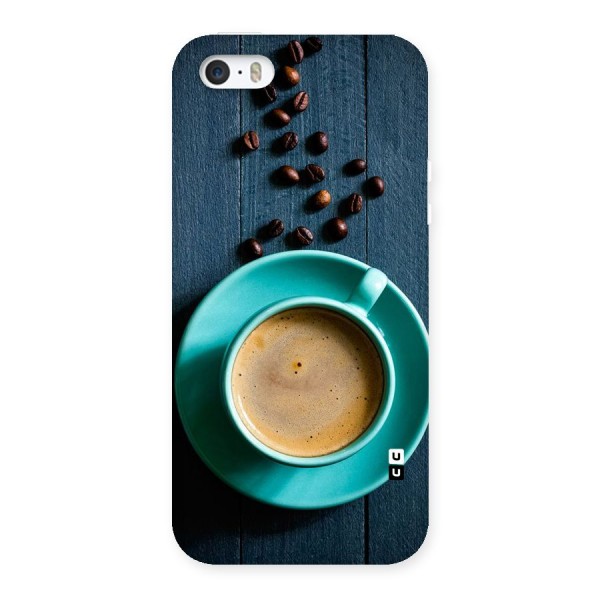 Coffee Beans and Cup Back Case for iPhone SE
