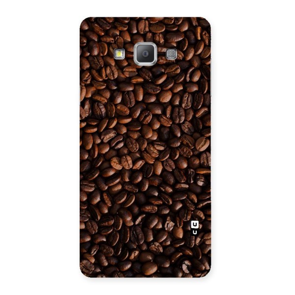 Coffee Beans Scattered Back Case for Galaxy A7