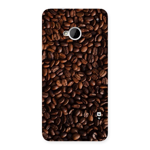 Coffee Beans Scattered Back Case for HTC One M7