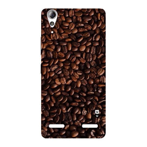 Coffee Beans Scattered Back Case for Lenovo A6000 Plus