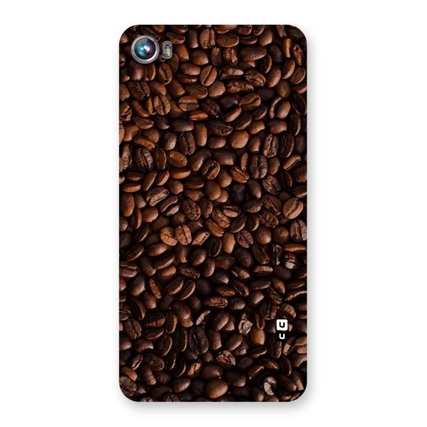 Coffee Beans Scattered Back Case for Micromax Canvas Fire 4 A107