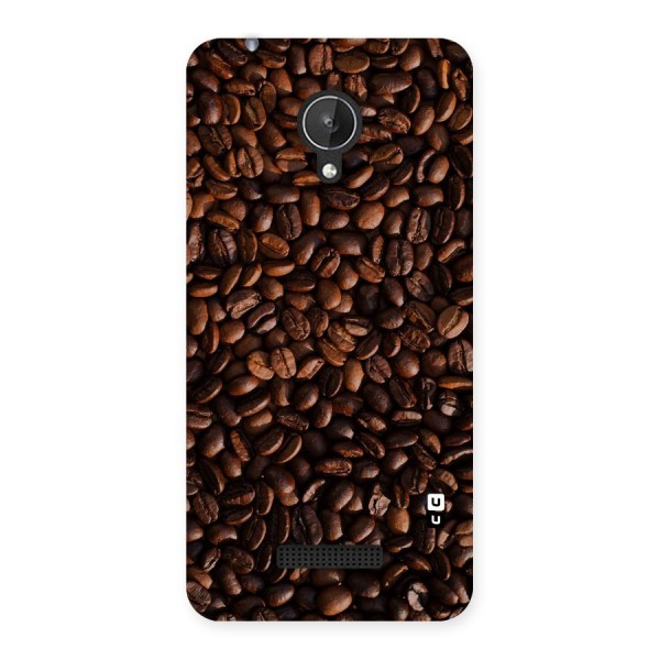 Coffee Beans Scattered Back Case for Micromax Canvas Spark Q380