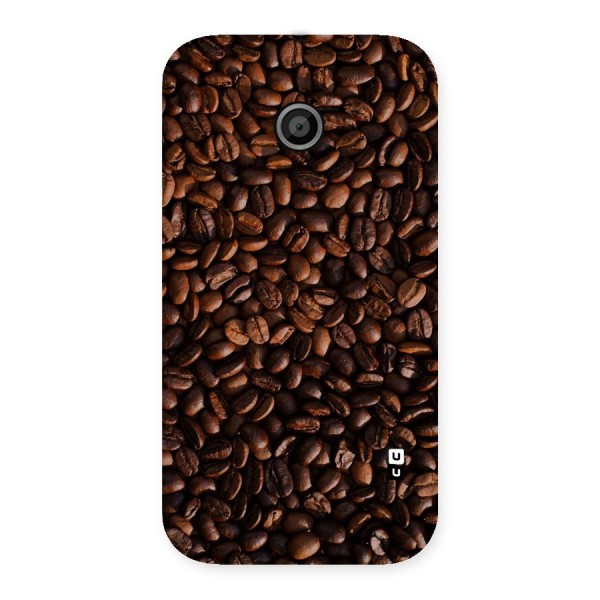 Coffee Beans Scattered Back Case for Moto E