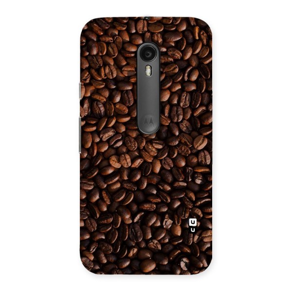 Coffee Beans Scattered Back Case for Moto G Turbo