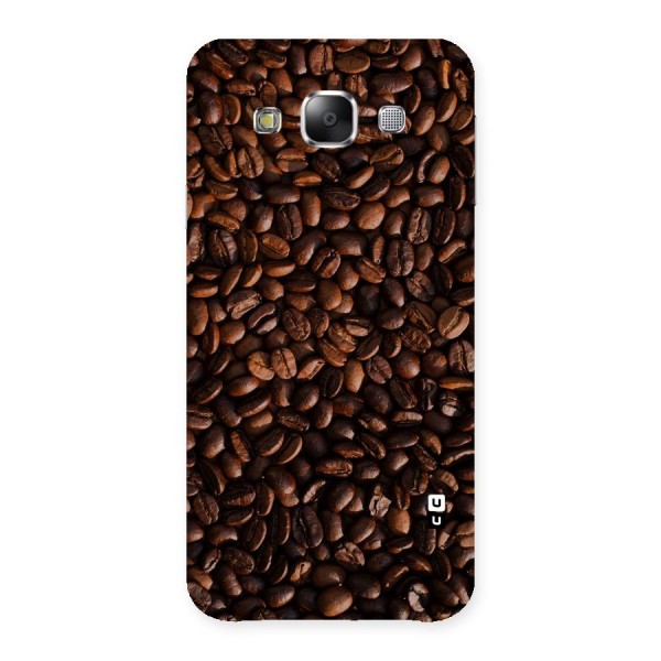 Coffee Beans Scattered Back Case for Samsung Galaxy E5