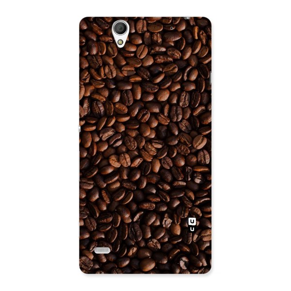 Coffee Beans Scattered Back Case for Sony Xperia C4
