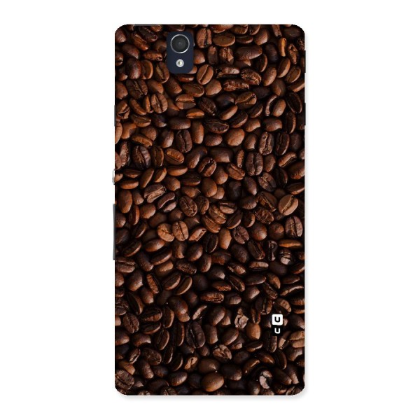 Coffee Beans Scattered Back Case for Sony Xperia Z