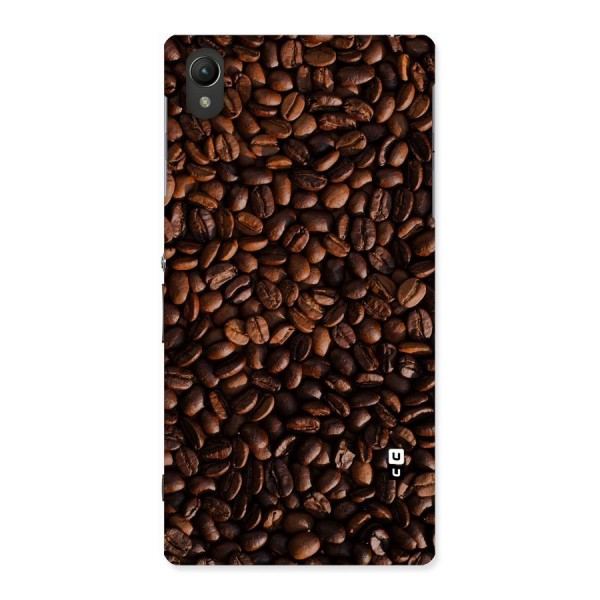 Coffee Beans Scattered Back Case for Sony Xperia Z1