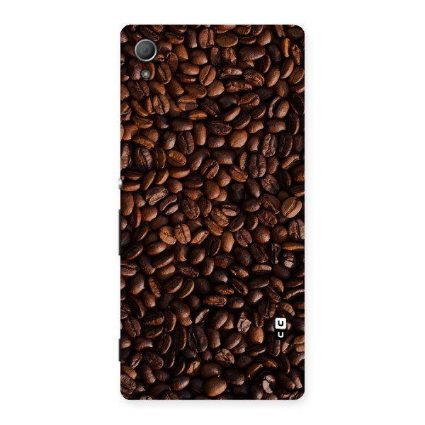 Coffee Beans Scattered Back Case for Xperia Z4