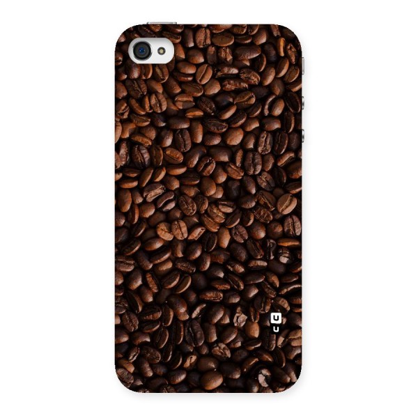 Coffee Beans Scattered Back Case for iPhone 4 4s