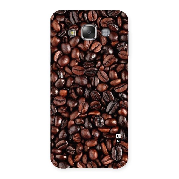Coffee Beans Texture Back Case for Galaxy E7