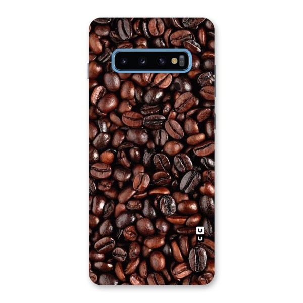 Coffee Beans Texture Back Case for Galaxy S10 Plus