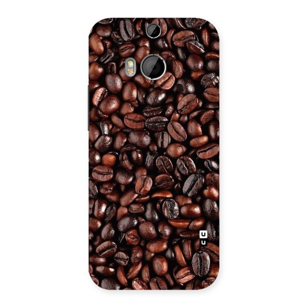 Coffee Beans Texture Back Case for HTC One M8