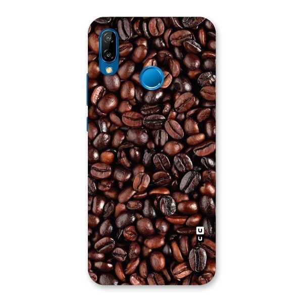 Coffee Beans Texture Back Case for Huawei P20 Lite