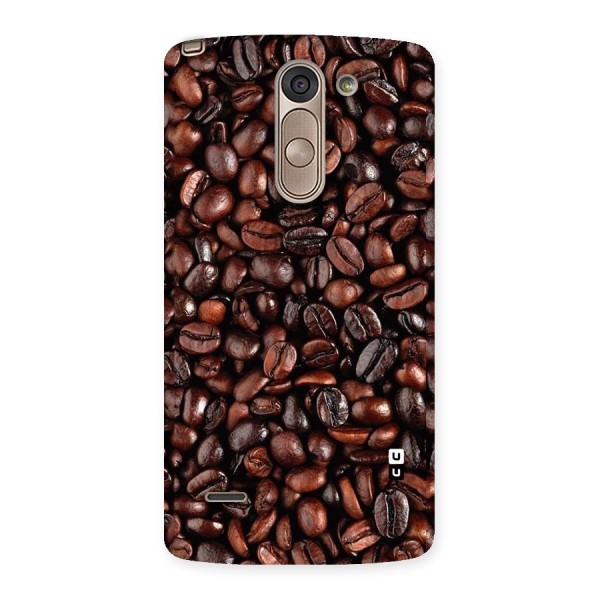 Coffee Beans Texture Back Case for LG G3 Stylus