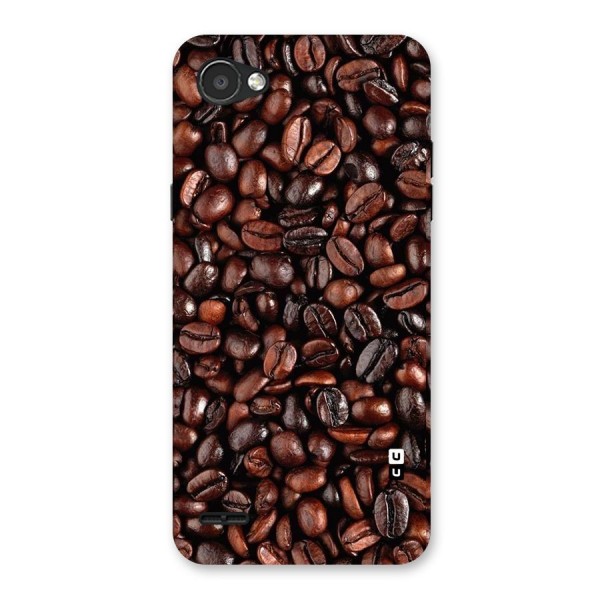 Coffee Beans Texture Back Case for LG Q6