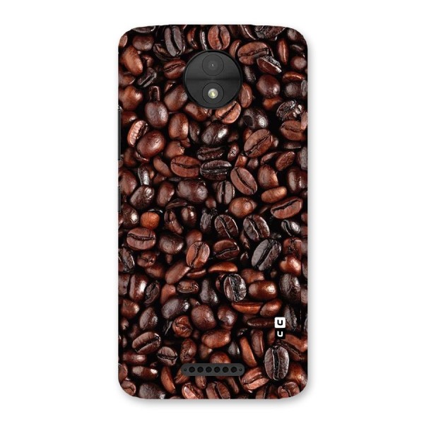 Coffee Beans Texture Back Case for Moto C