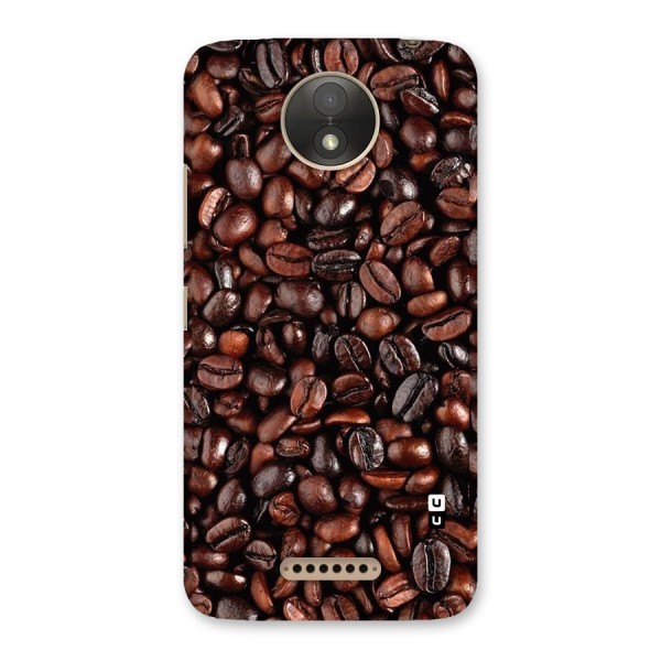 Coffee Beans Texture Back Case for Moto C Plus