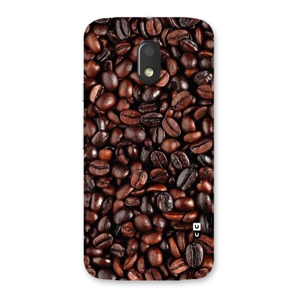 Coffee Beans Texture Back Case for Moto E3 Power