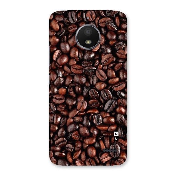 Coffee Beans Texture Back Case for Moto E4