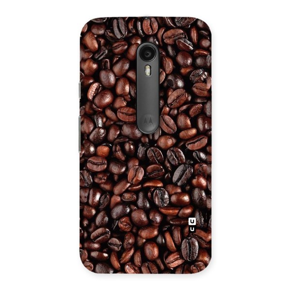Coffee Beans Texture Back Case for Moto G3