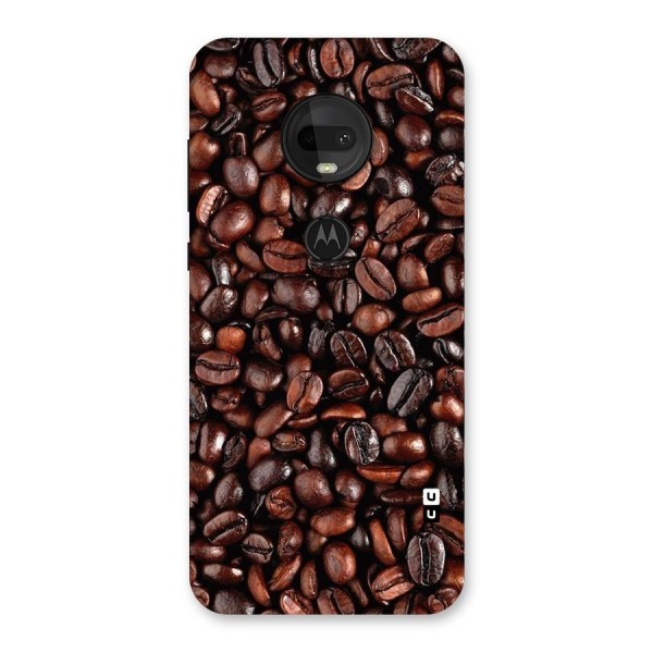 Coffee Beans Texture Back Case for Moto G7