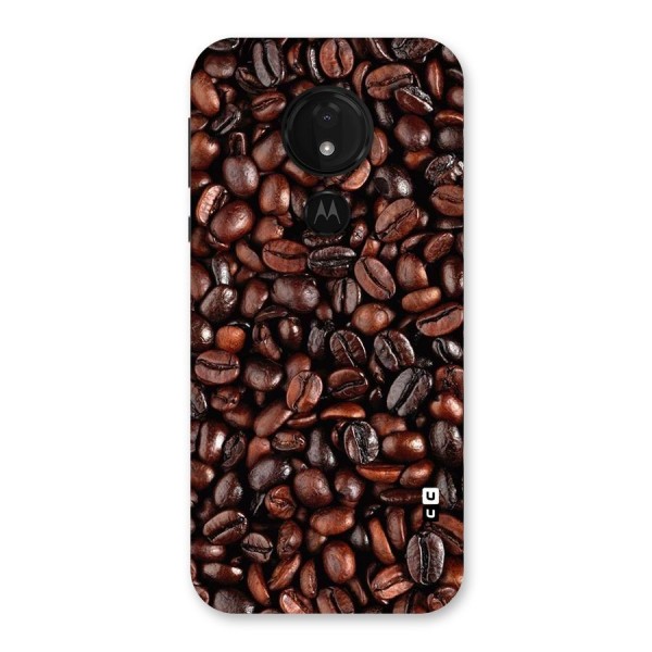 Coffee Beans Texture Back Case for Moto G7 Power