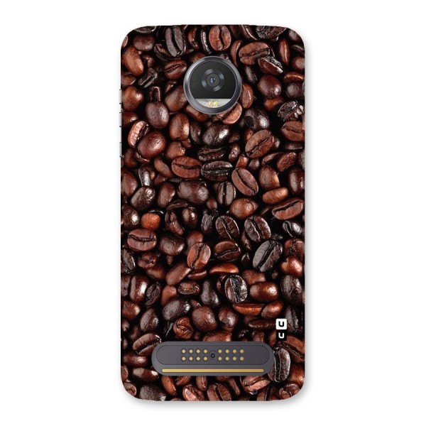 Coffee Beans Texture Back Case for Moto Z2 Play