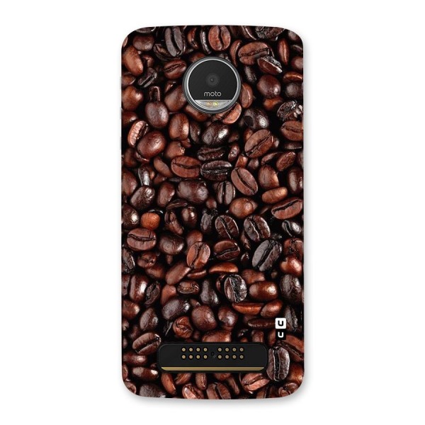 Coffee Beans Texture Back Case for Moto Z Play