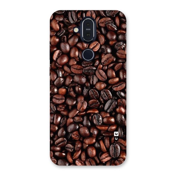 Coffee Beans Texture Back Case for Nokia 8.1