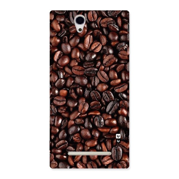 Coffee Beans Texture Back Case for Sony Xperia C3