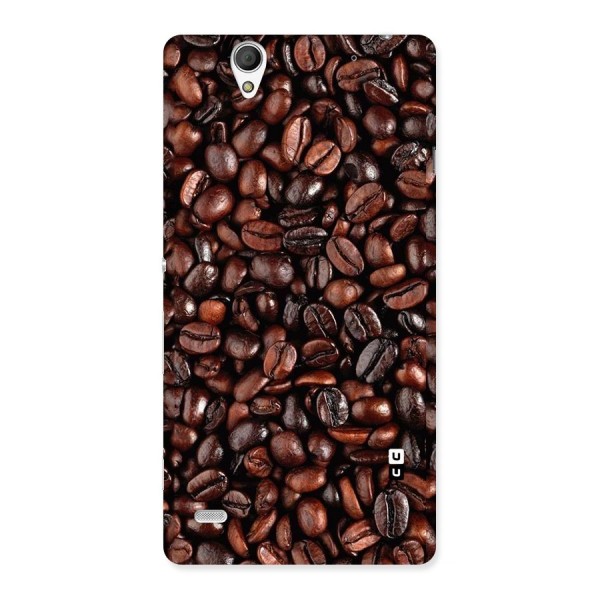 Coffee Beans Texture Back Case for Sony Xperia C4