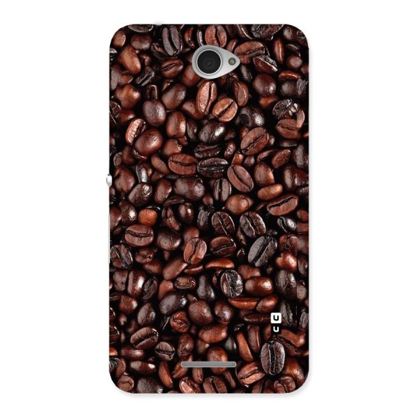 Coffee Beans Texture Back Case for Sony Xperia E4