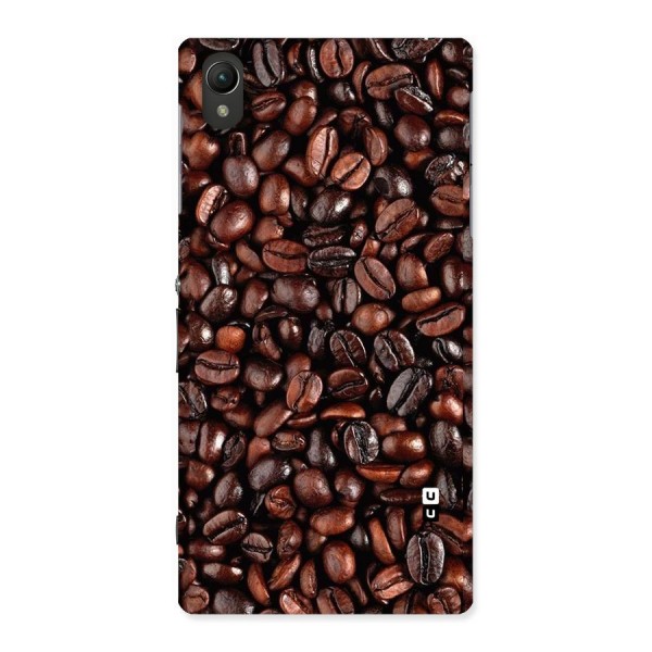 Coffee Beans Texture Back Case for Sony Xperia Z1