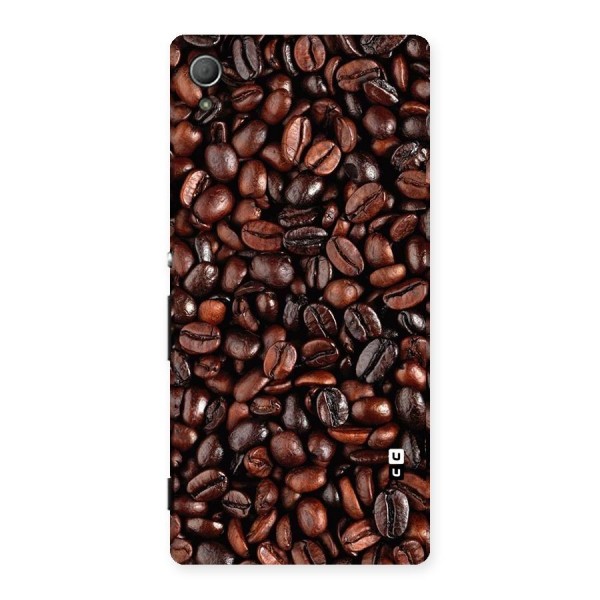 Coffee Beans Texture Back Case for Xperia Z3 Plus
