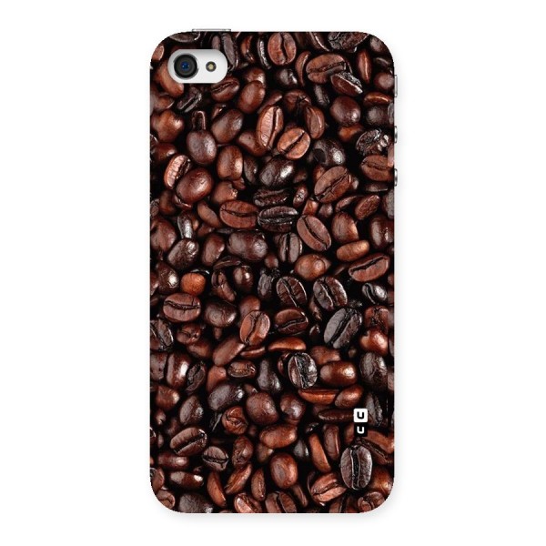 Coffee Beans Texture Back Case for iPhone 4 4s