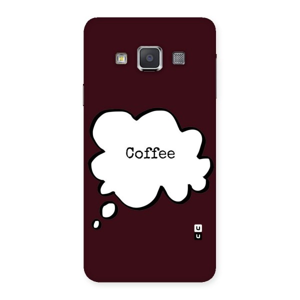Coffee Bubble Back Case for Galaxy A3