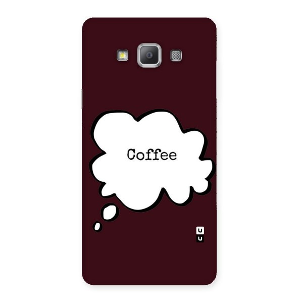 Coffee Bubble Back Case for Galaxy A7
