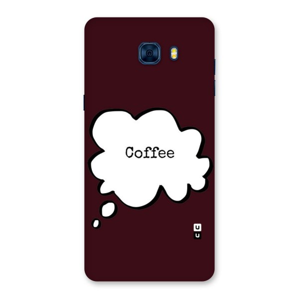 Coffee Bubble Back Case for Galaxy C7 Pro