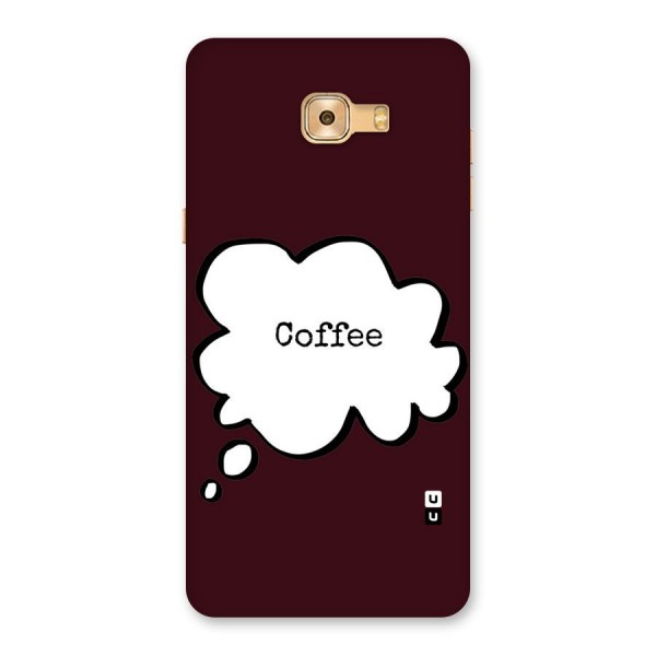 Coffee Bubble Back Case for Galaxy C9 Pro