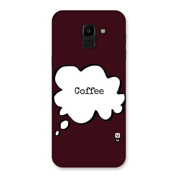Coffee Bubble Back Case for Galaxy J6