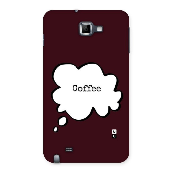 Coffee Bubble Back Case for Galaxy Note