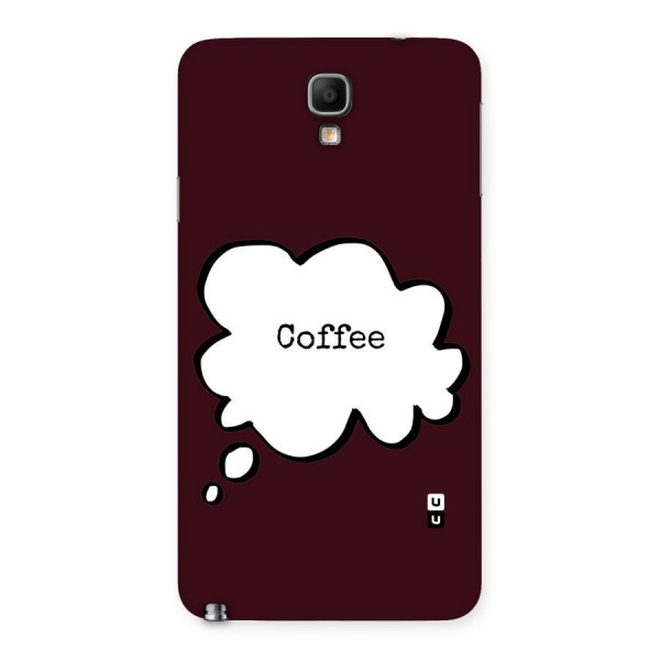 Coffee Bubble Back Case for Galaxy Note 3 Neo